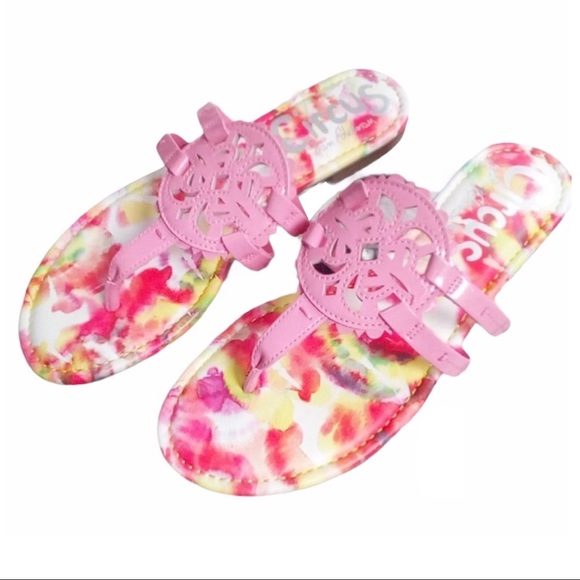 SAM EDELMAN Clara Sandal Flop Flop Flamingo Pink - Picture 10 of 11